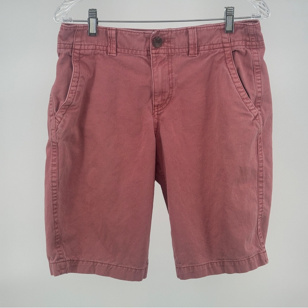 Men's Pink Urban‎ Pipeline Shorts 30 Waist Flat Front Denim